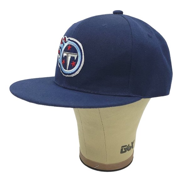 Tennessee Titans NFL Football Snapback Cap Trucker Baseball Hat Logo Patch Blue - Picture 3 of 12